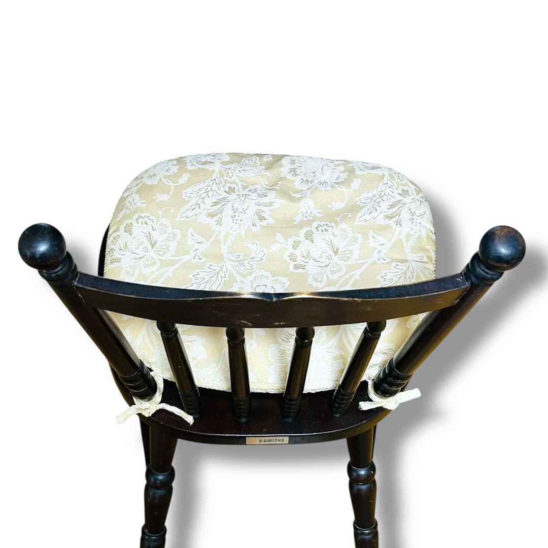 【2脚セット】③④ 北海道民芸家具 樺桜材 ウィンザー スピンドル チェア 椅子