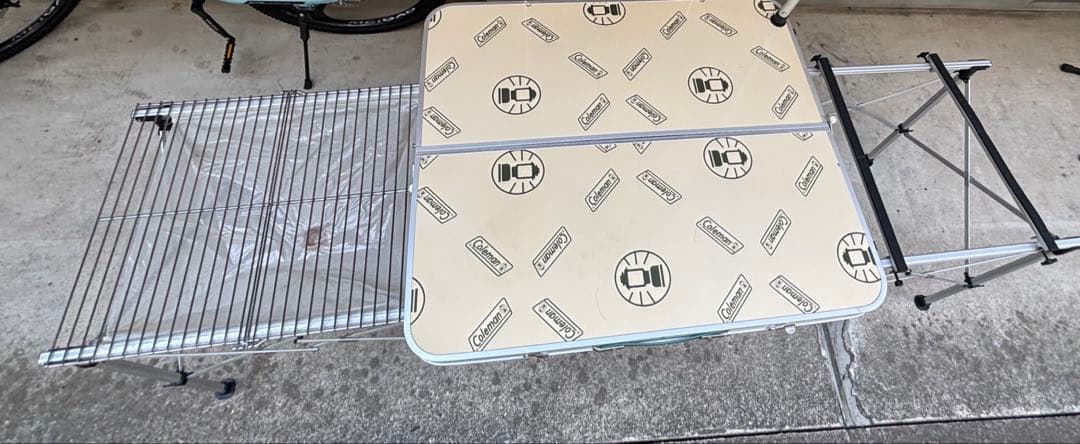 廃盤　ヴィンテージ品　Coleman コールマン　折りたたみ　キッチンテーブル