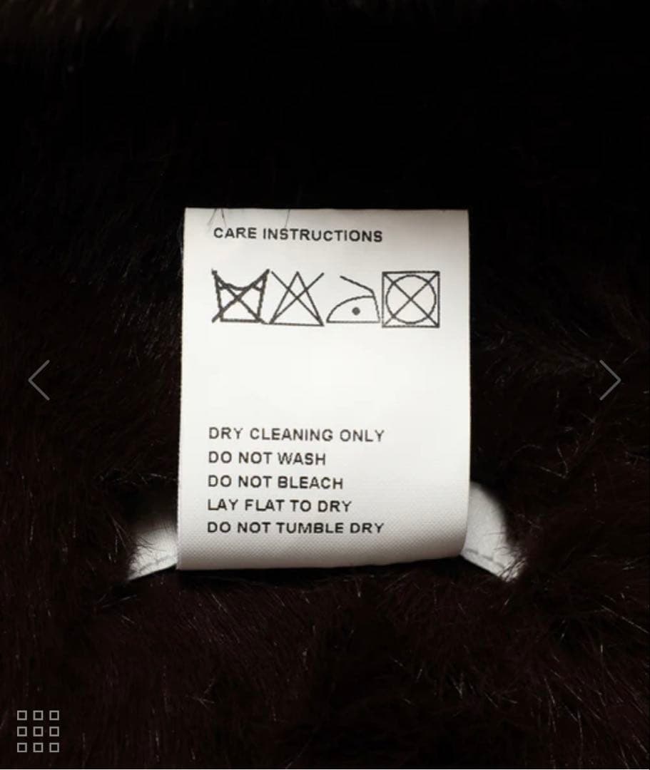 AMOMENTO アモーメント エコファー バラクラバ ブラウン アダムエロペ