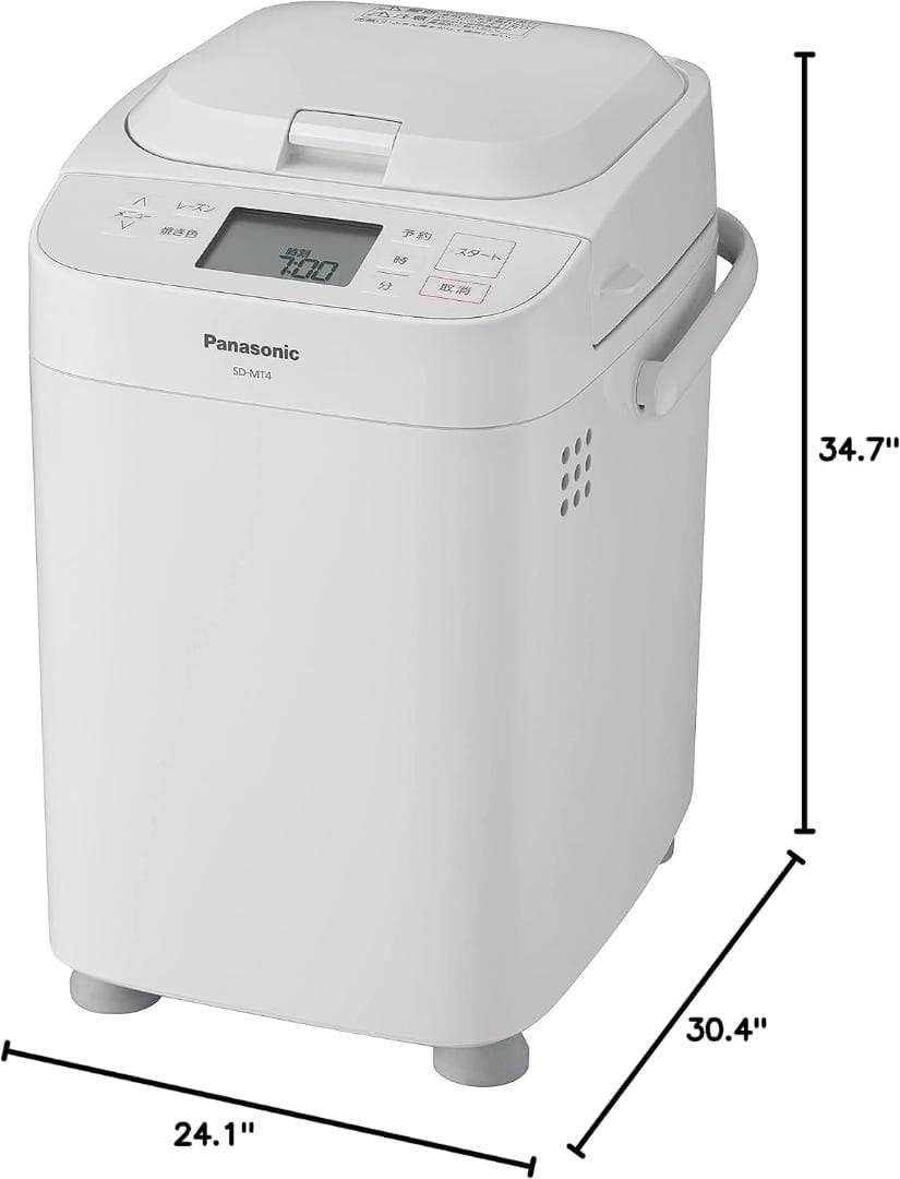 [美品/25年4月購入]パナソニック SD-MT4-W ホームベーカリー