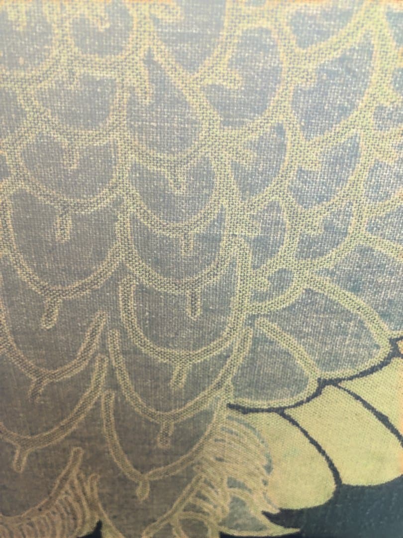 鶴丸 吉兆鶴丸系文様 家紋風 布製 工芸 額装 和風 和モダン 260207-2