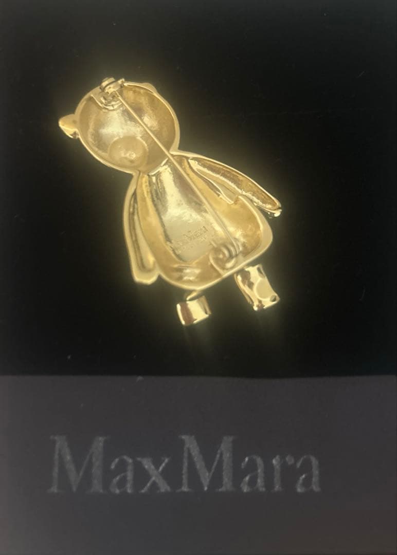 MaxMara 新品　テディベア　ブローチ