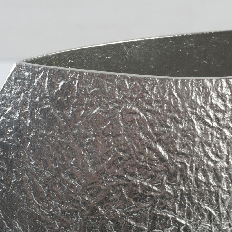 茶道具　ゆり工房　中村百合恵作　本錫製　花器　花入　共箱　V　9246