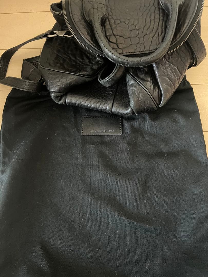 Alexander Wang ブラックレザーショルダーバッグ