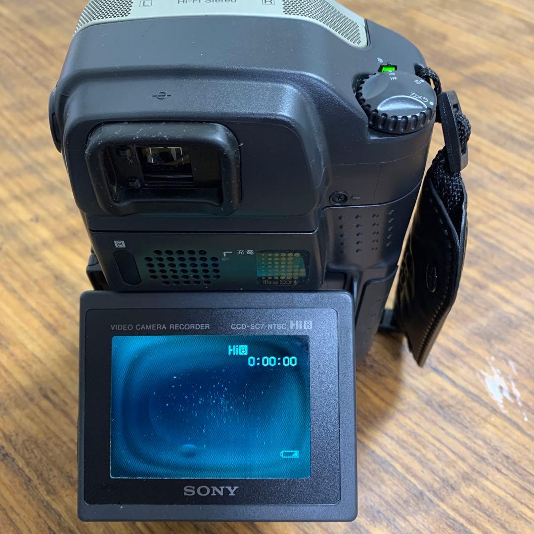レア 希少 SONY ソニー 液晶Hi8/8ミリビデオカメラ・CCD-SC7