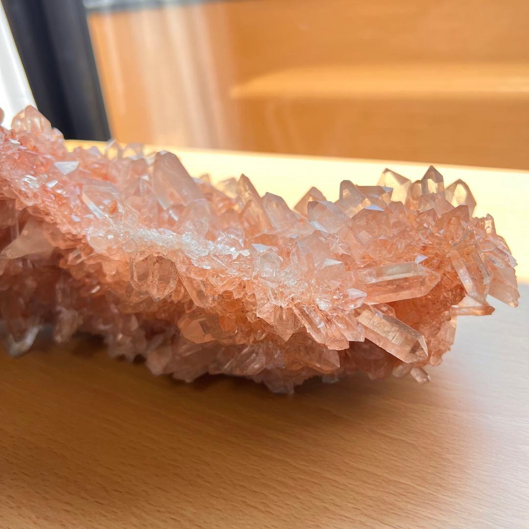 極上　ヒマラヤ　特大ピンククォーツクラスター