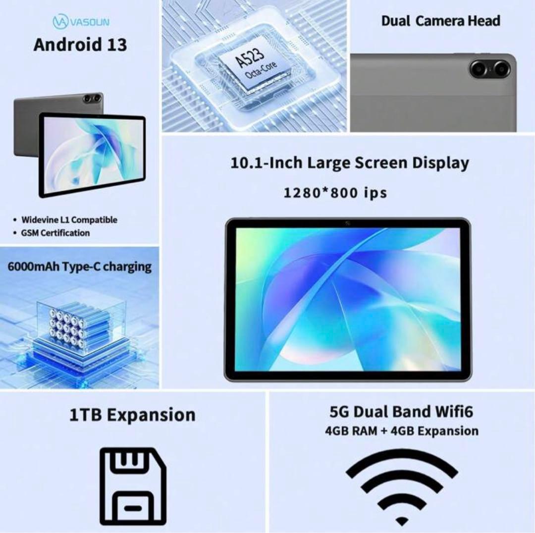 タブレット　64GB +4GB