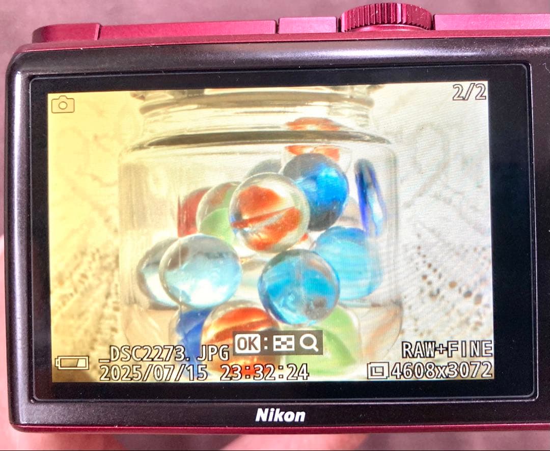 ニコン Nikon J3 10倍ズームレンズセット RED 保護レンズ付き