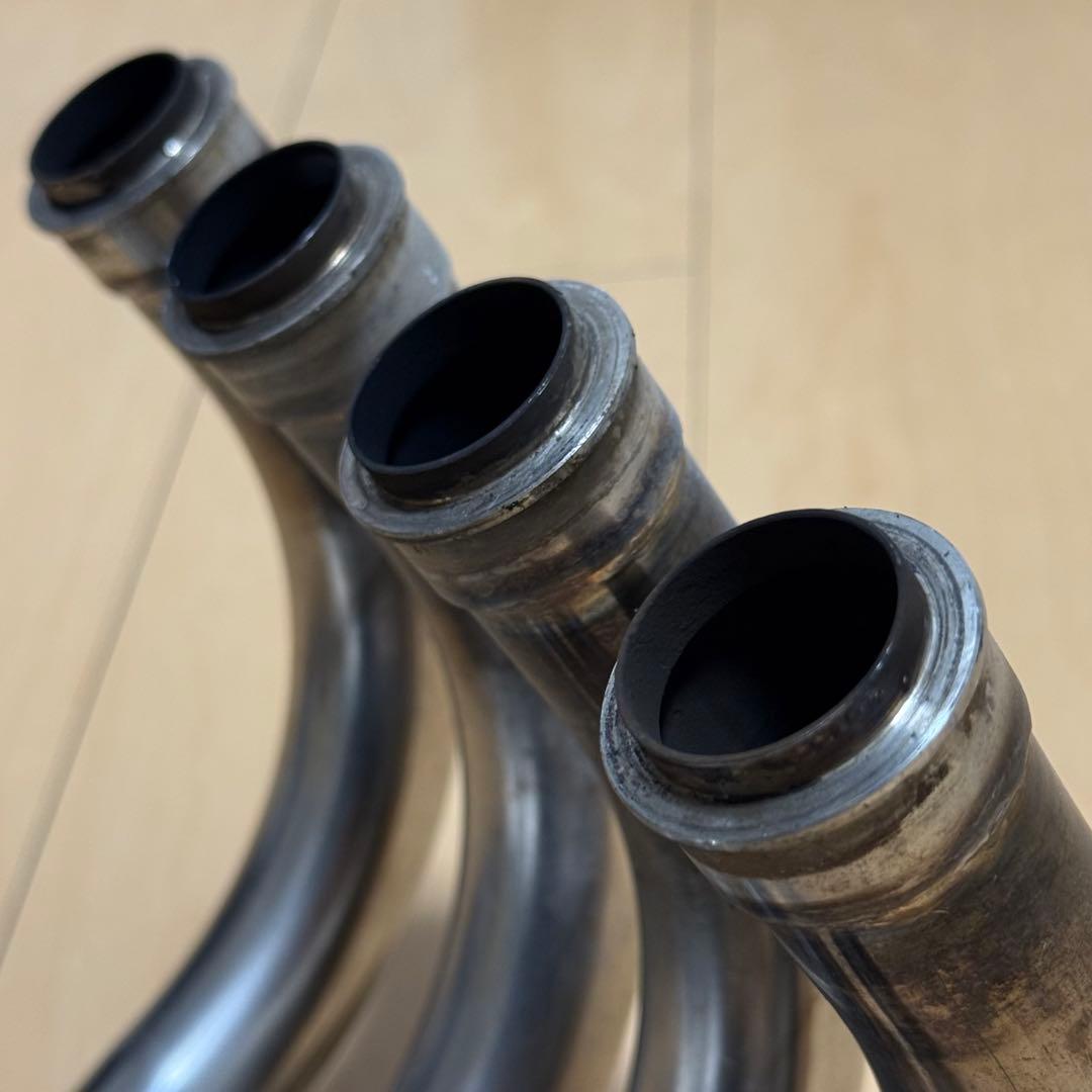 WR'S EX+デルケビック カーボンマフラー サイレンサー ZR250B