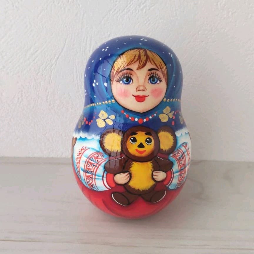 新品　ロシア　サンクトペテルブルグ産　マトリョーシカ 起き上がりこぼし