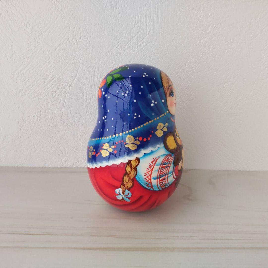 新品　ロシア　サンクトペテルブルグ産　マトリョーシカ 起き上がりこぼし