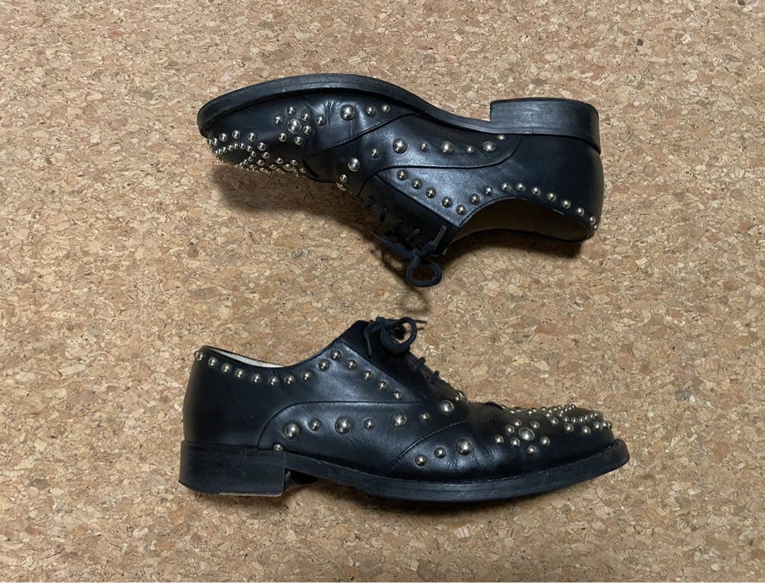 MOSCHINO ハート スタッズ レザー シューズ / モスキーノ
