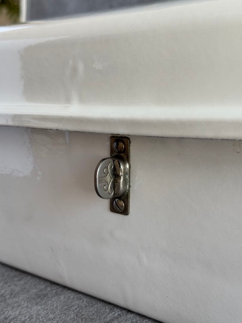 琺瑯ケース　ヴィンテージケース　大