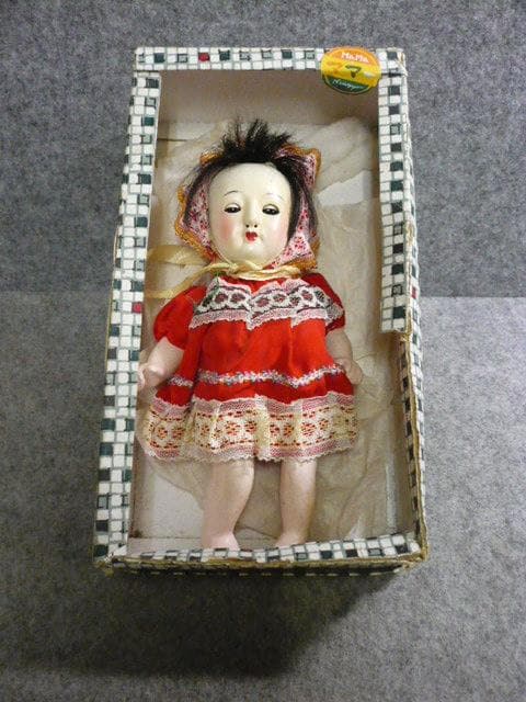 昭和レトロ赤ちゃんのお人形 [B31603]