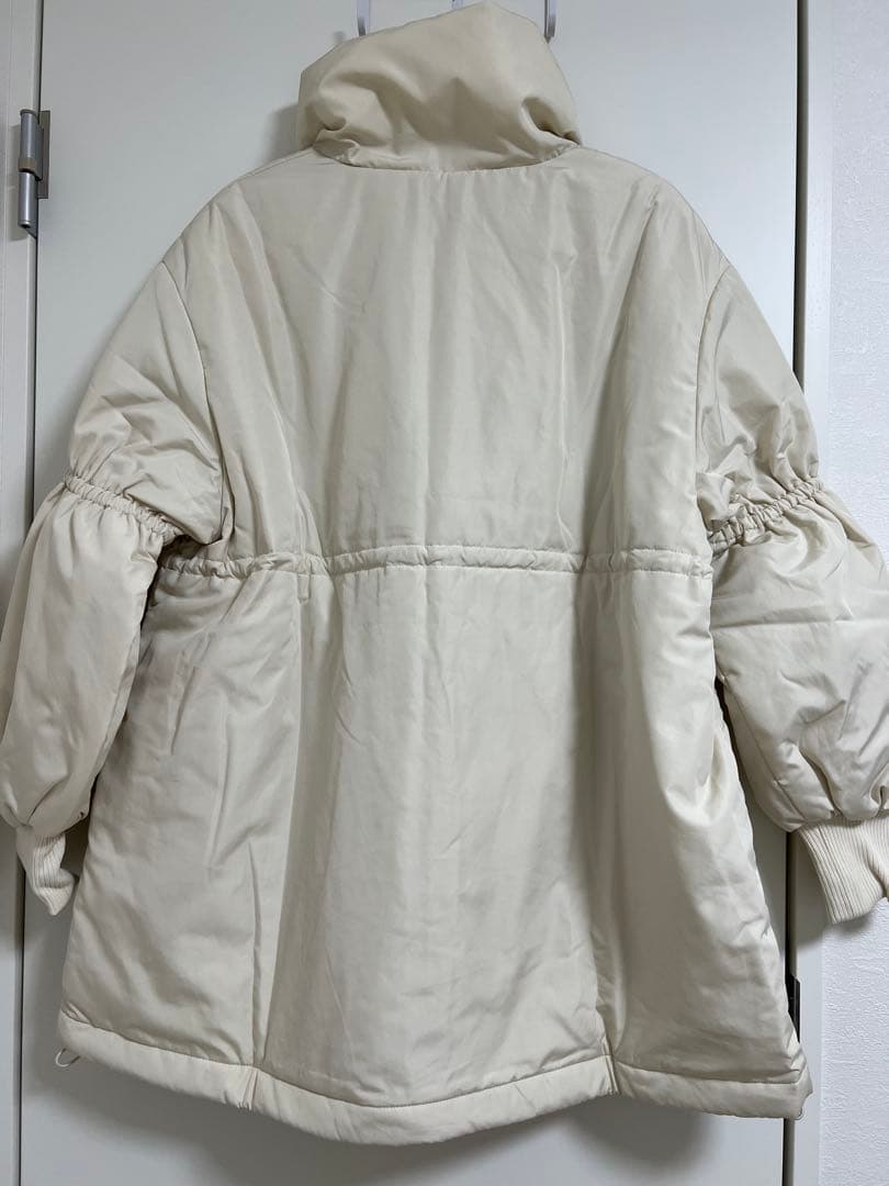 Kastane カスタネキャンディスリーブリバーシブルコートアイボリーM