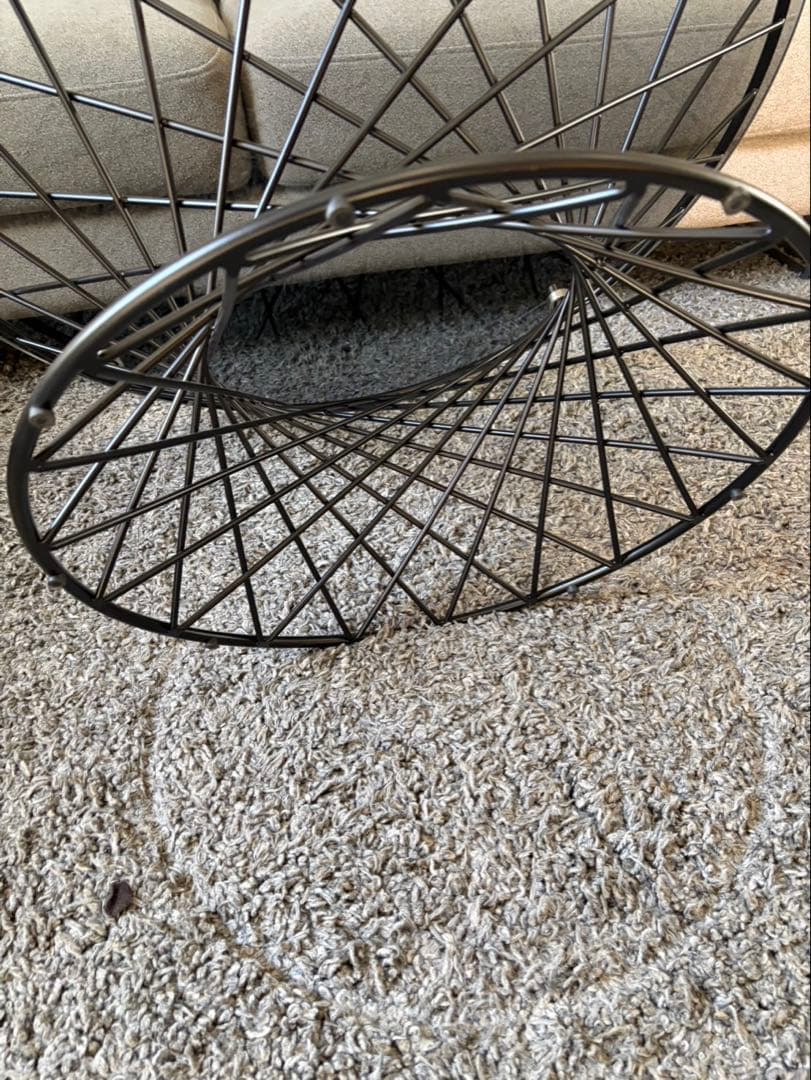 Francfranc　マーリア　コーヒーテーブル　ブラック　W80 ㎝