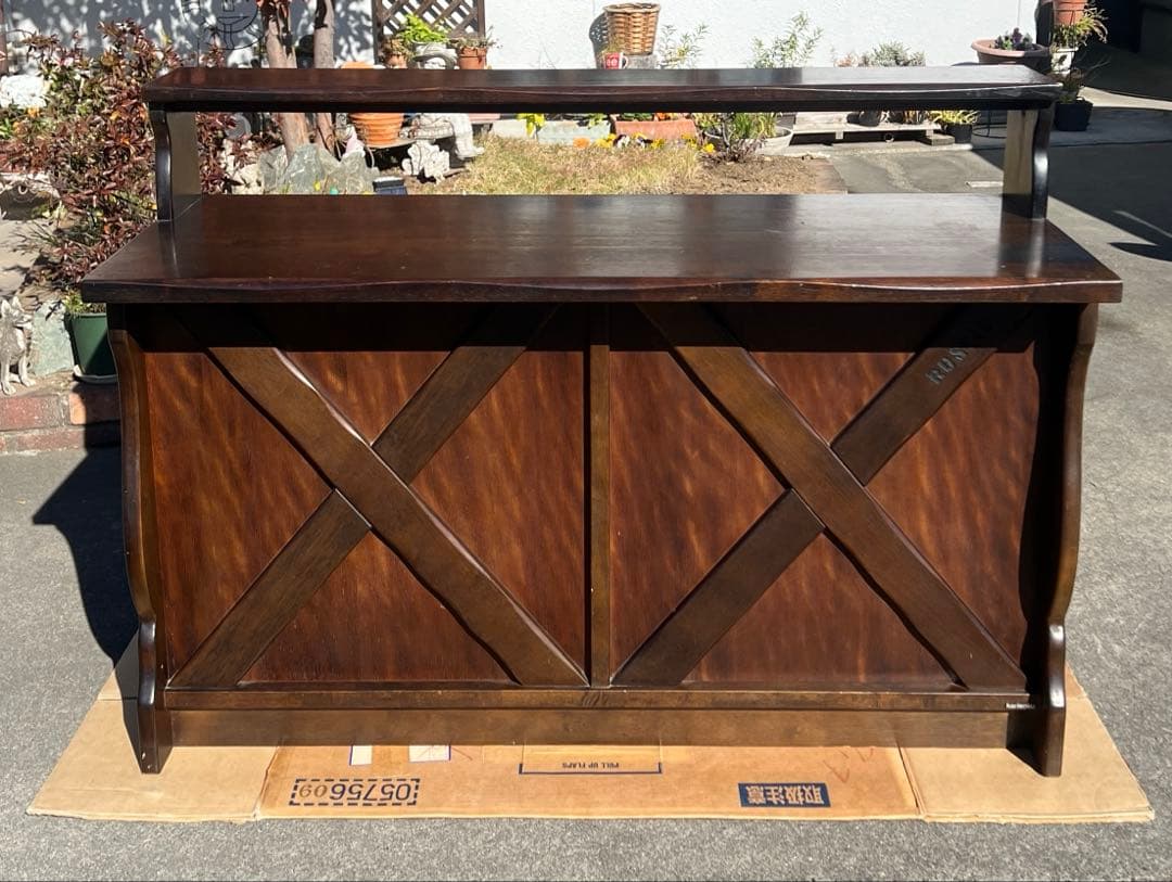 シュンスケカリモク家具RUSTICルスティックカウンターテーブルカントリー