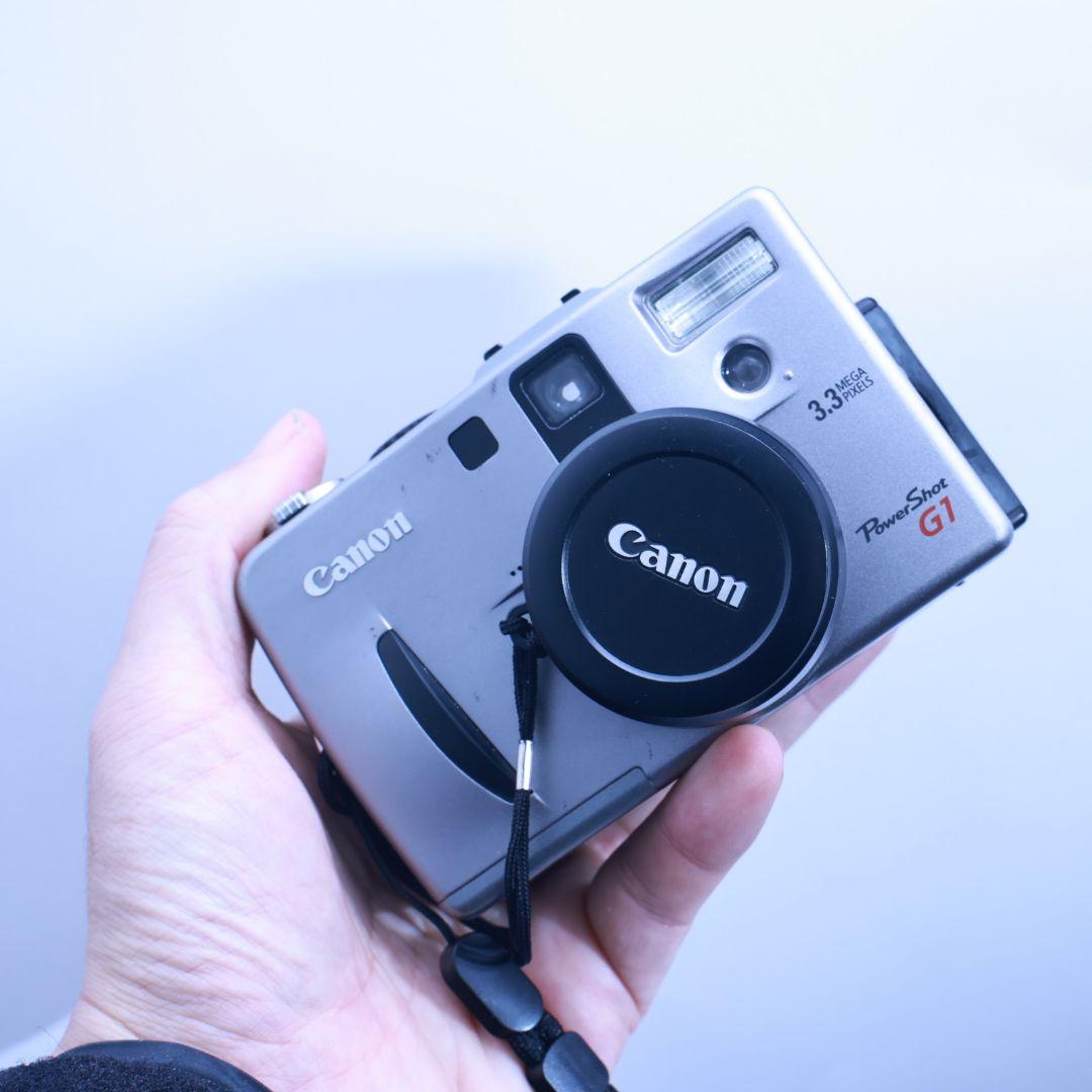 スマホ転送可 Canon デジタルカメラ PowerShot G1 カード他付