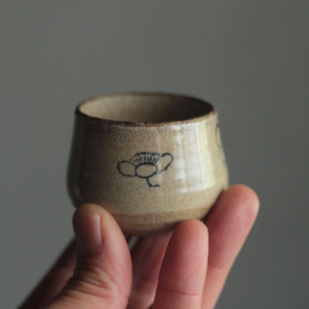 塩笥形 盃 ぐい呑み 酒器 No.2 古道具 アンティーク