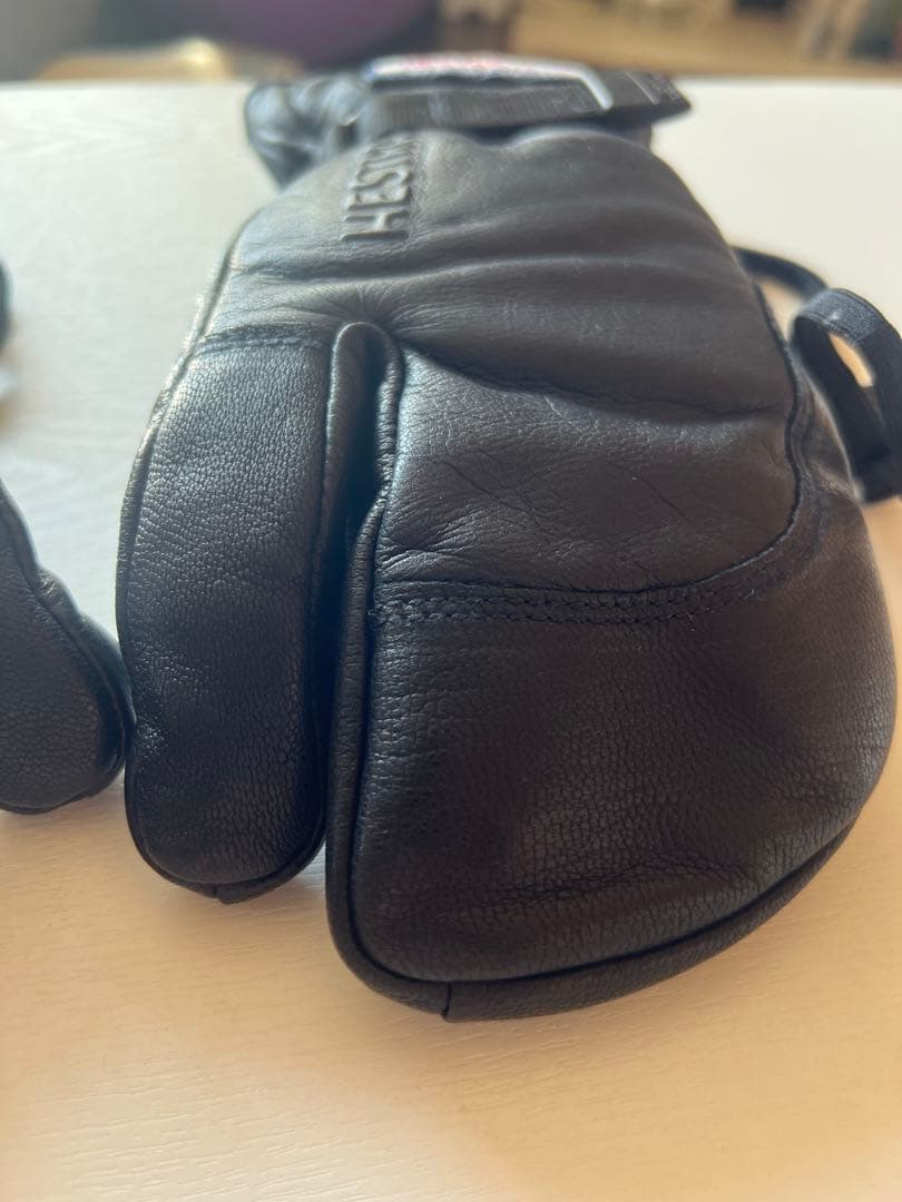 【美品】スノーボード・グローブ・HESTRA 3-Finger フルレザー