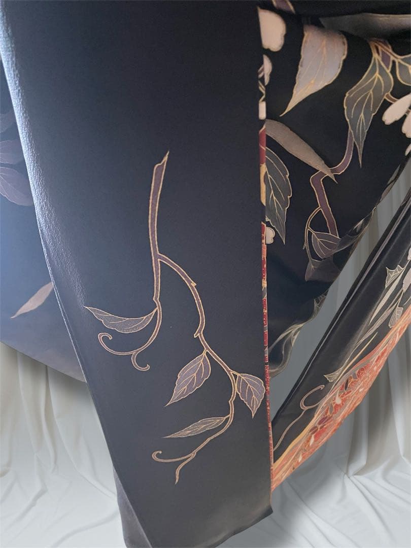 ゆーみん  上代100万円 手描き友禅ファーショール付き 振袖 フルセット