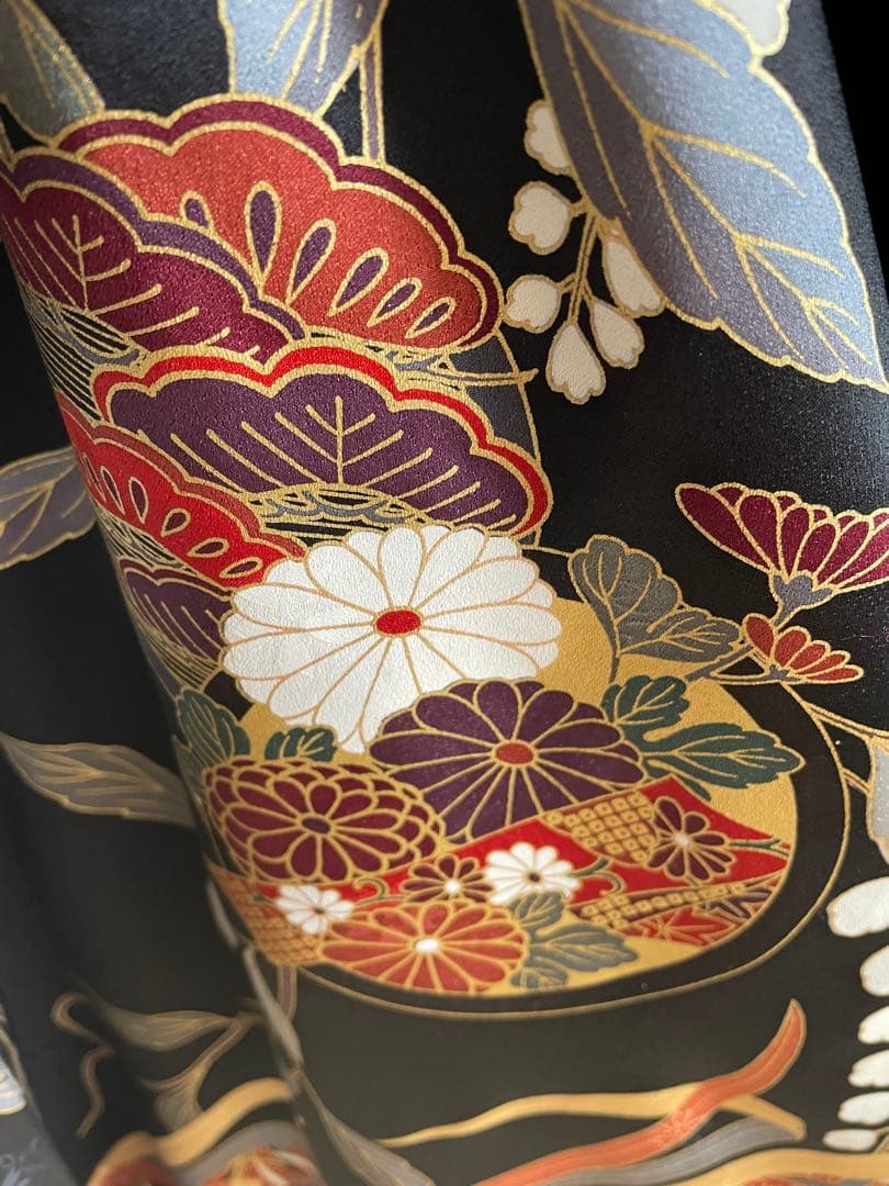 ゆーみん  上代100万円 手描き友禅ファーショール付き 振袖 フルセット