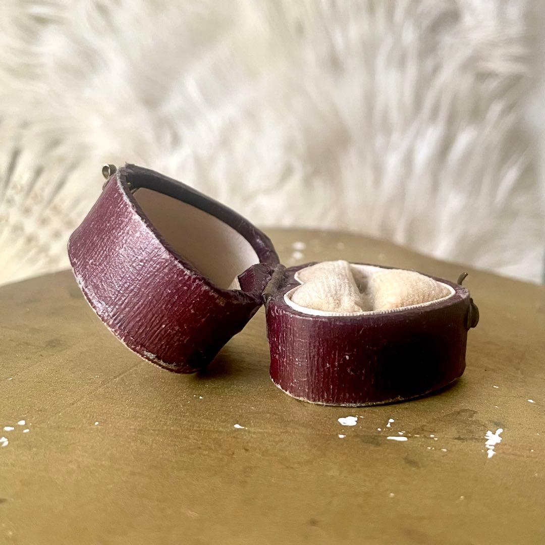 ハート型リング用ジュエリーボックス　アクセサリーケース　指輪フランスアンティーク