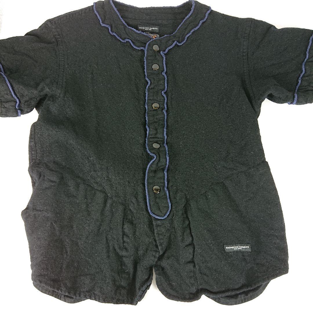 a810 エンジニアドガーメンツ× ビームス ウール ベースボールシャツ