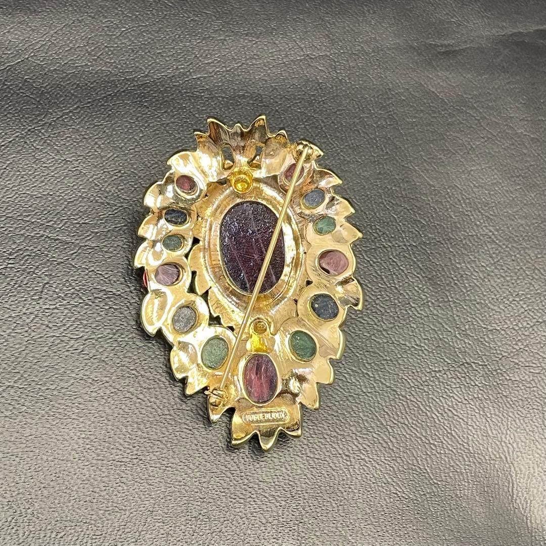 【VOGUEBIJOUX】brooch ヴォーグビジューブローチ カラーストーン