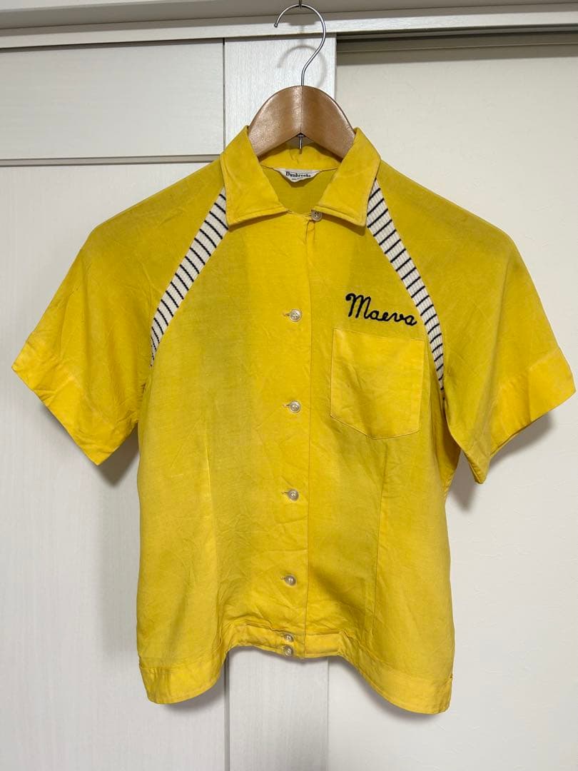 60s Dunbrooke サイズ34 ボーリングシャツ　レーヨン