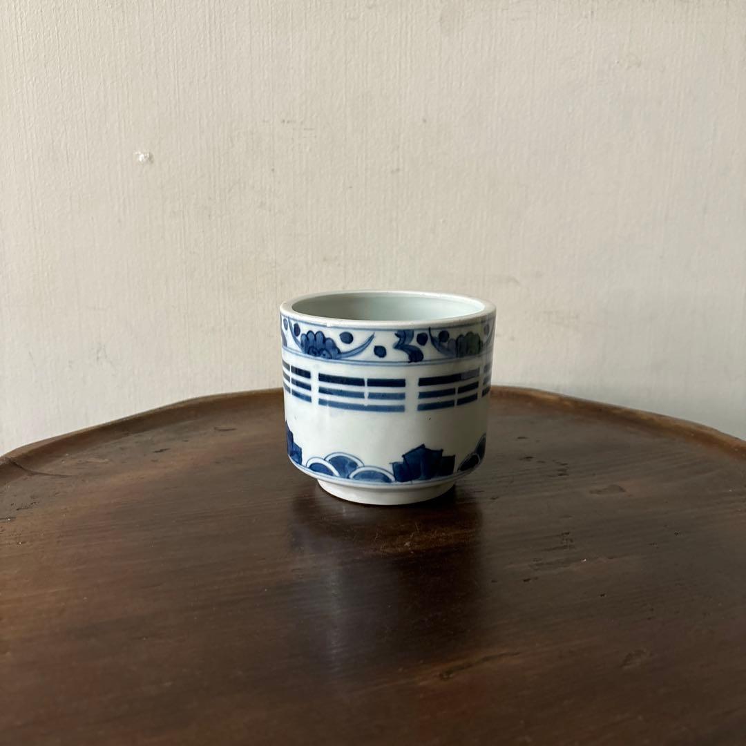 古伊万里染付　火入　江戸時代.明治　骨董品　アンティーク　古道具　白磁　李朝