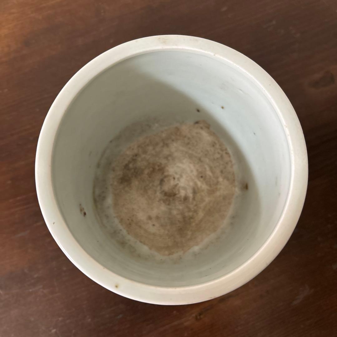 古伊万里染付　火入　江戸時代.明治　骨董品　アンティーク　古道具　白磁　李朝