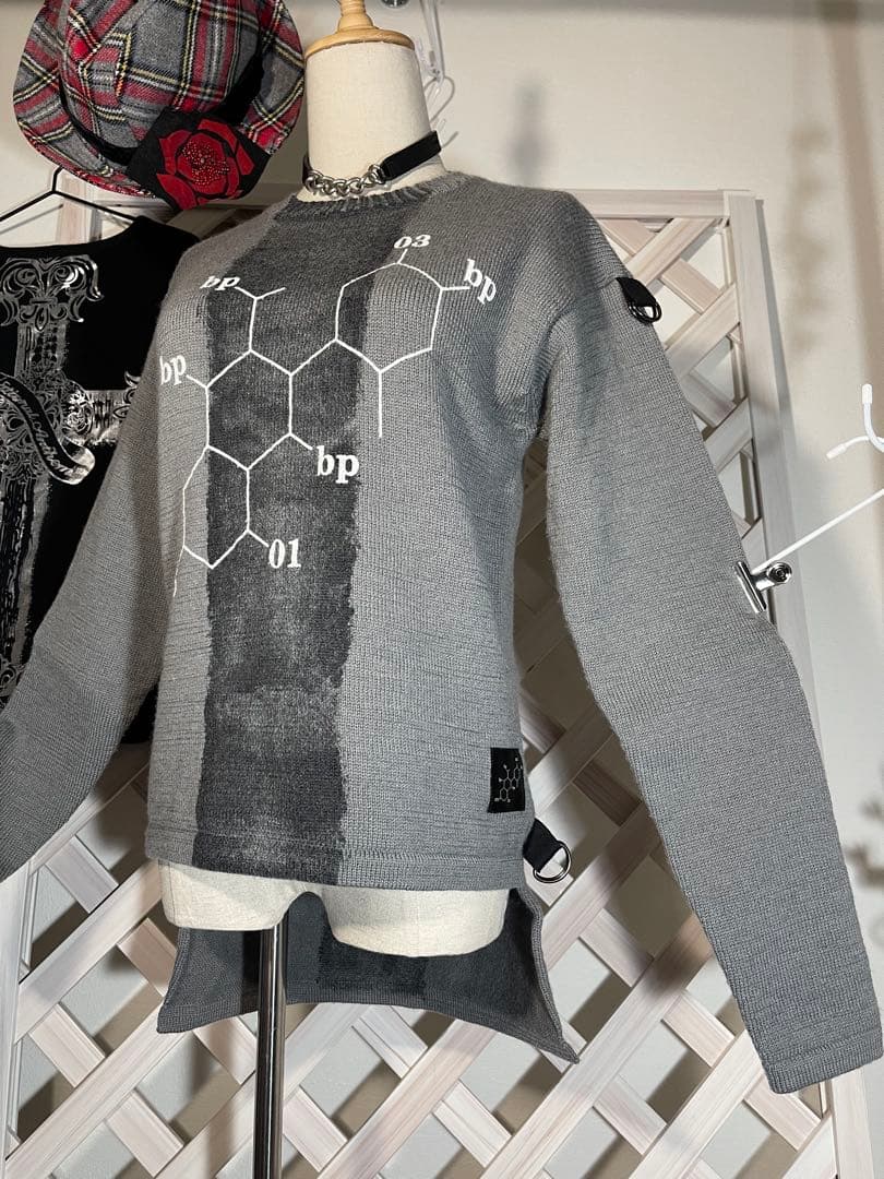 ⭐︎ bio-politics ⭐︎ ニット　美品　90's