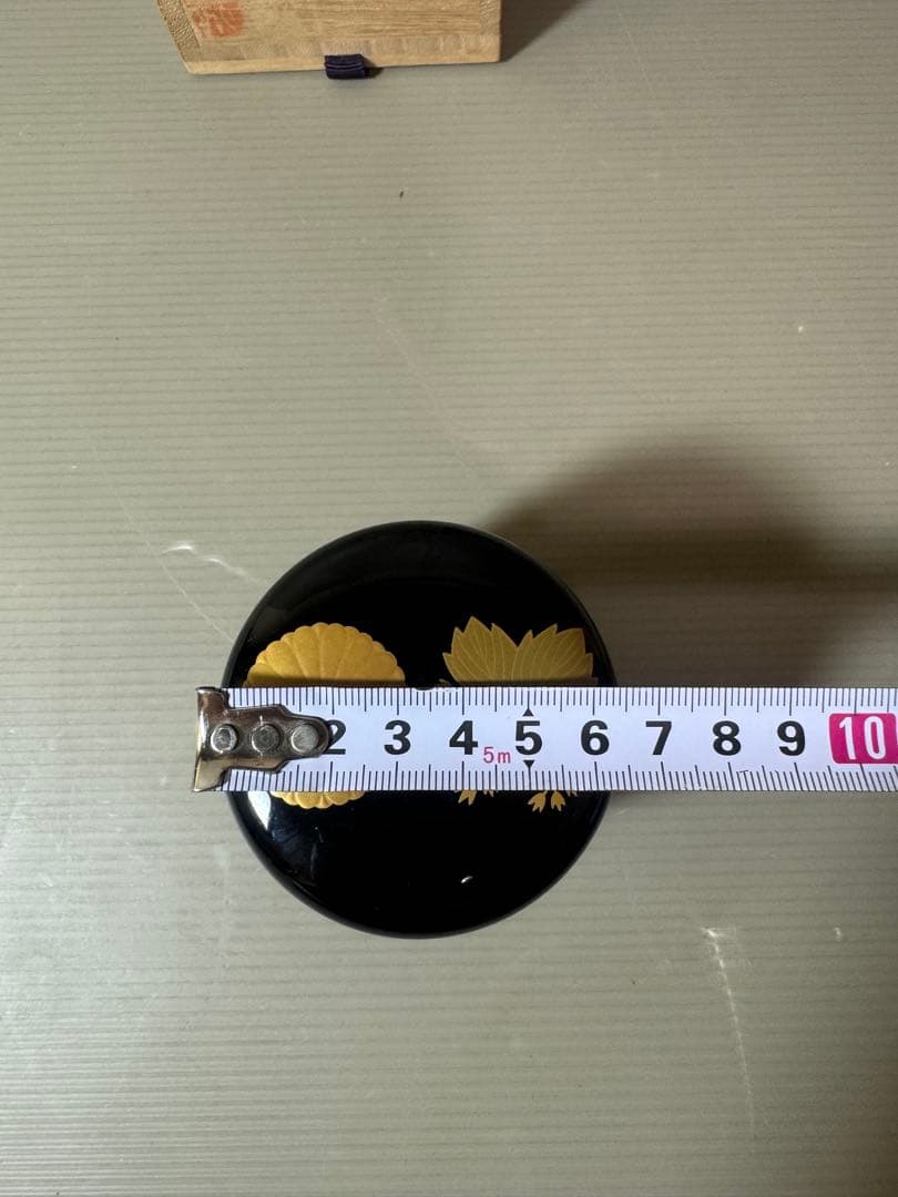 2881 茶道具　 棗　菊の御紋　未使用