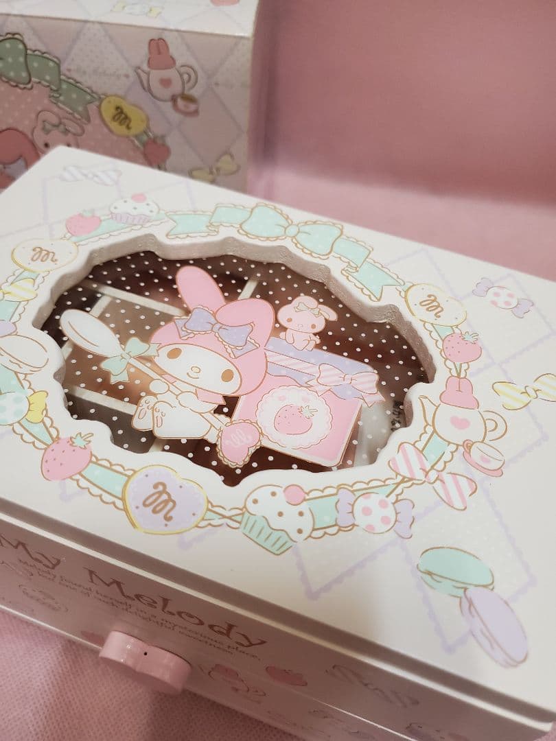 レア　　マイメロ　木製アクセサリーケース