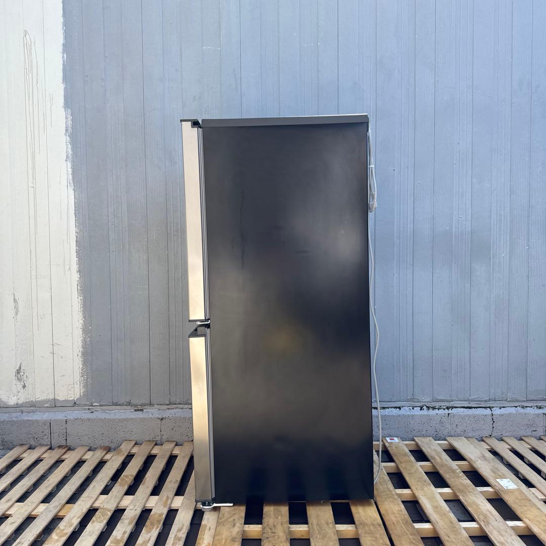 AQUA 2023年製 2ドア冷蔵庫 スタイリッシュシルバー 135L 495m