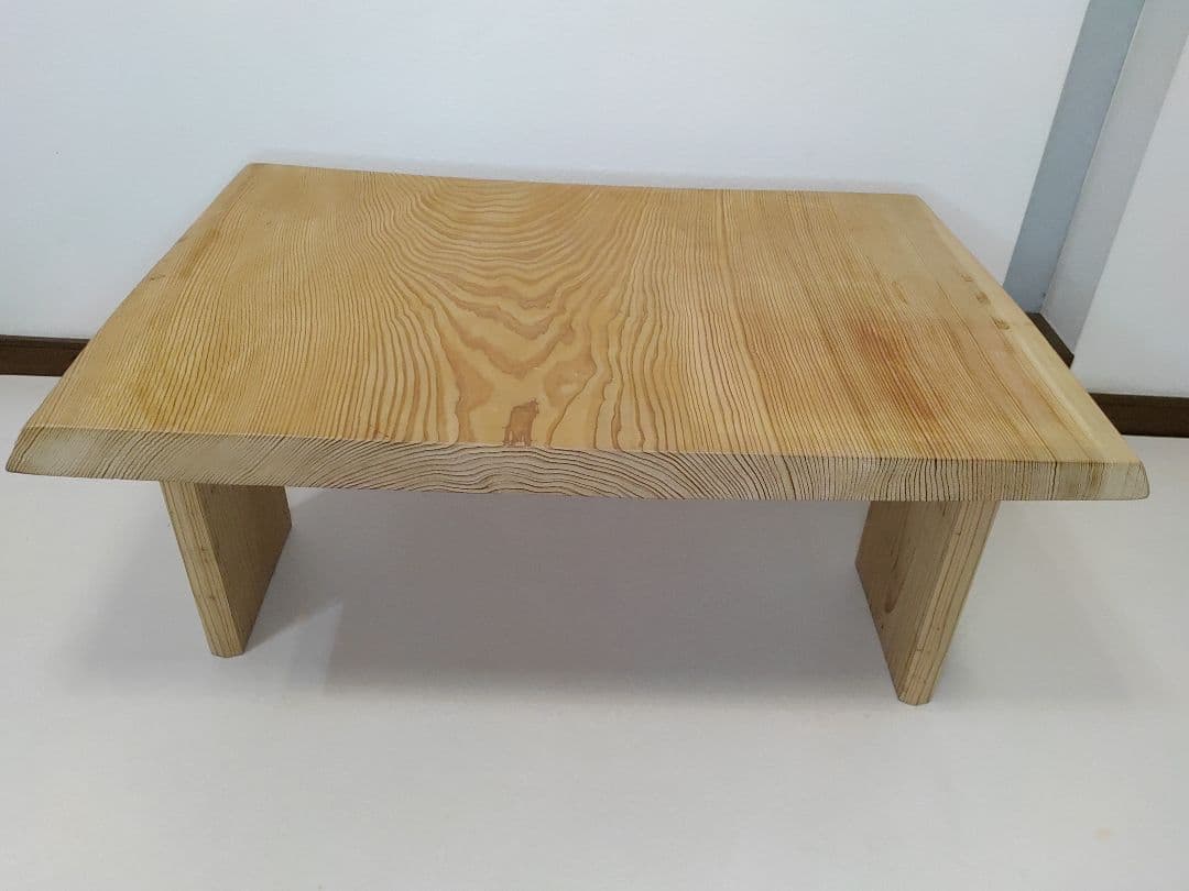 紀州杉 1枚板 ローテーブル サイドテーブル 木種証明書 天然木 送料無料