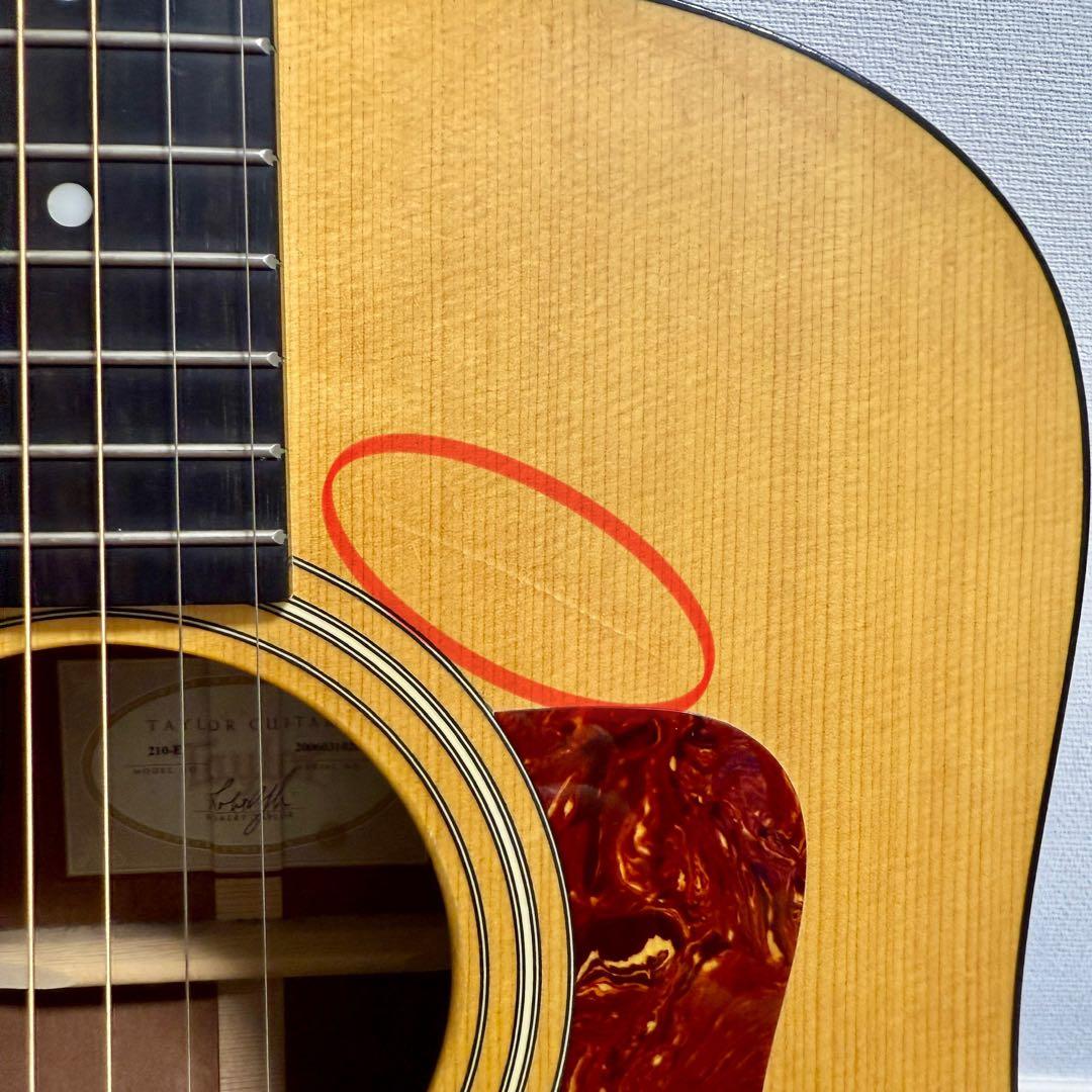 【価格以上の音】 Taylor 210e エレアコ ケース付