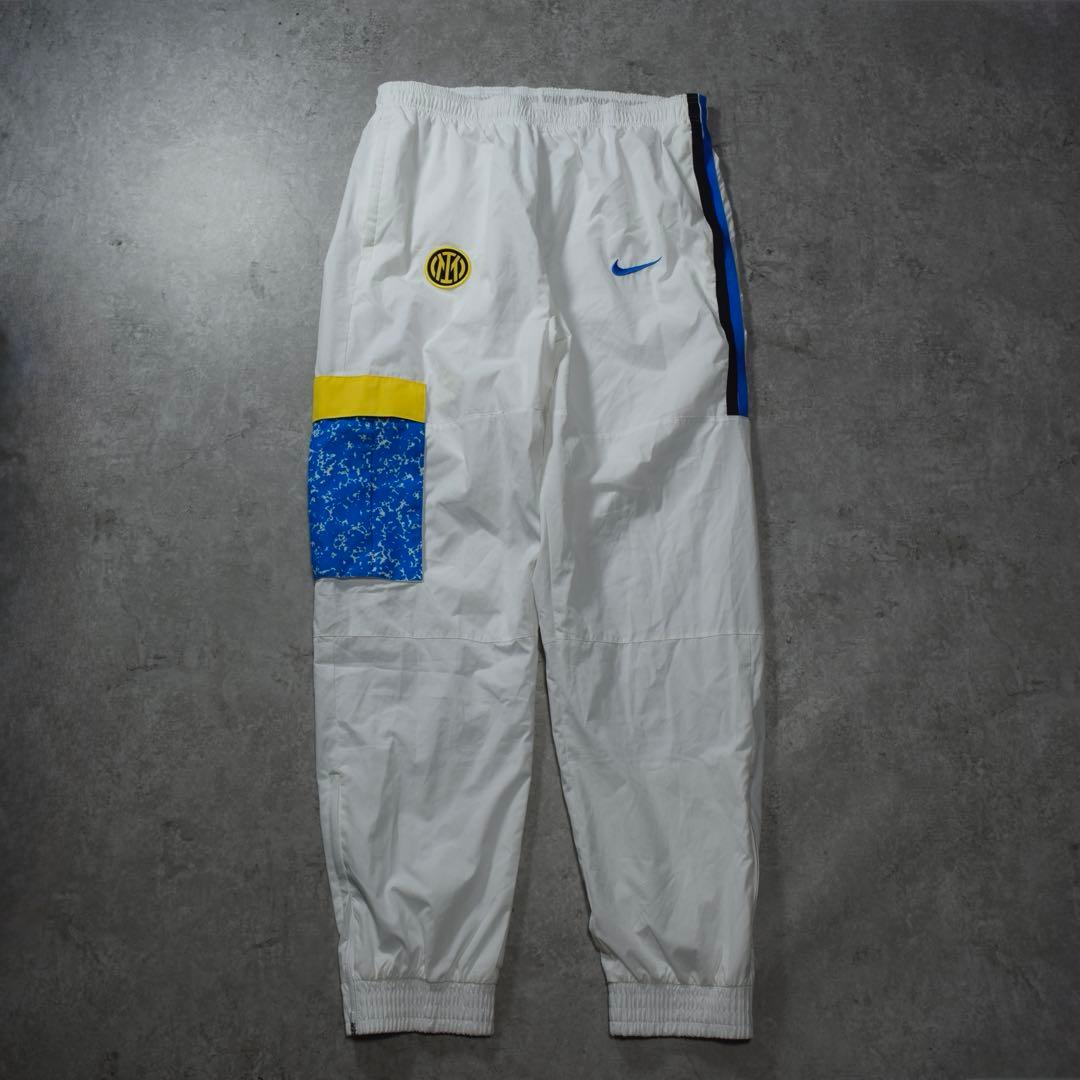 【入手困難/美品】NIKE インテル ナイロンカーゴパンツ ホワイト ジョガー