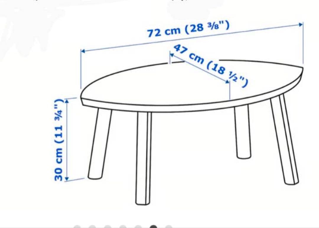 ■送料込■IKEA ストックホルム ローテーブル ウォールナット 木製家具