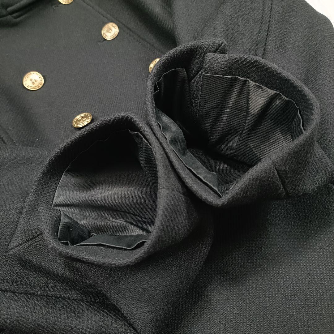 ザラ ZARA ナポレオンコート MANTECO 金ボタン ウールコート XXL