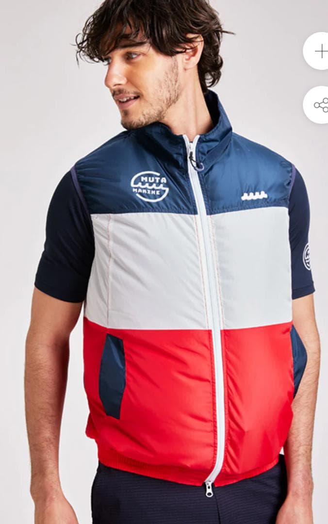 【美品】muta・ムータマリン　空調ベスト　メンズ　XL