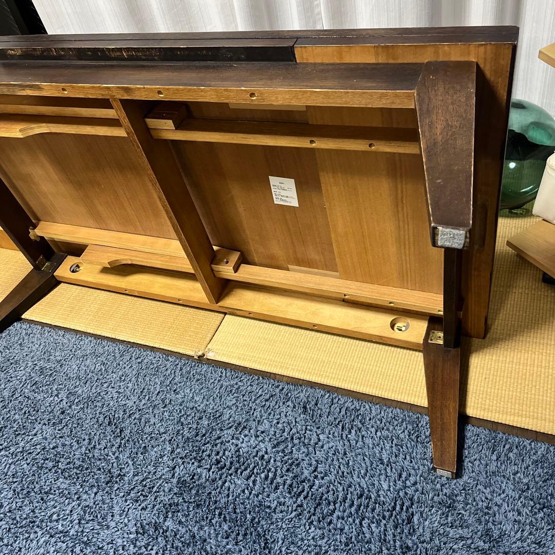 ギミック　可動部良好　ローテーブル　ダイニングテーブル