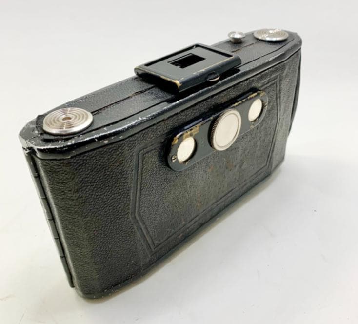 激レア「REEX」中判イコンタタイプカメラ美光堂森製作所レザーケース付