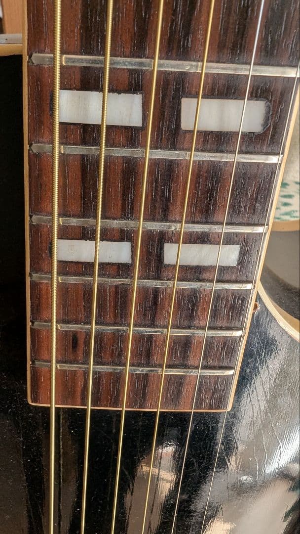 サンバースト アコースティックギター フルボディピックギターmontano昭和