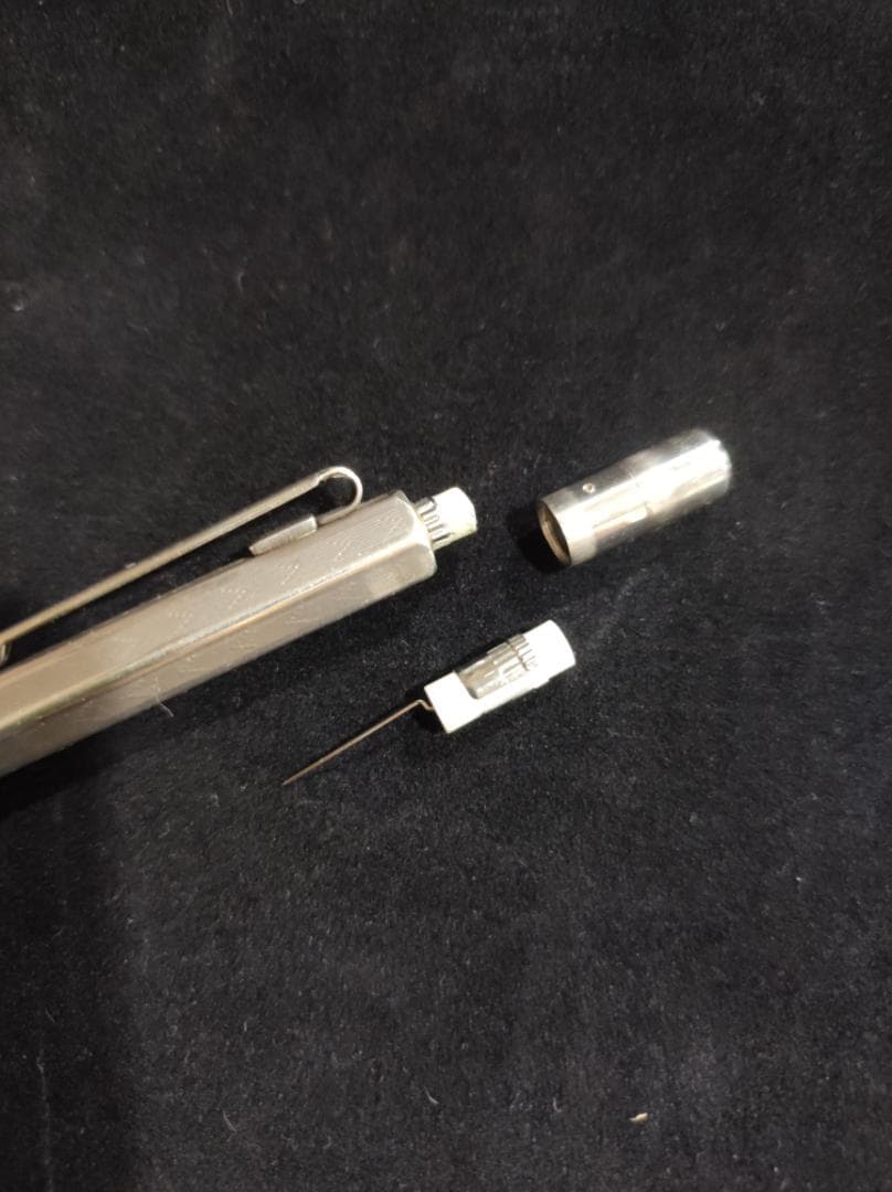 カランダッシュ シェブロン シャープペンシル シルバー メカニカルペンシル