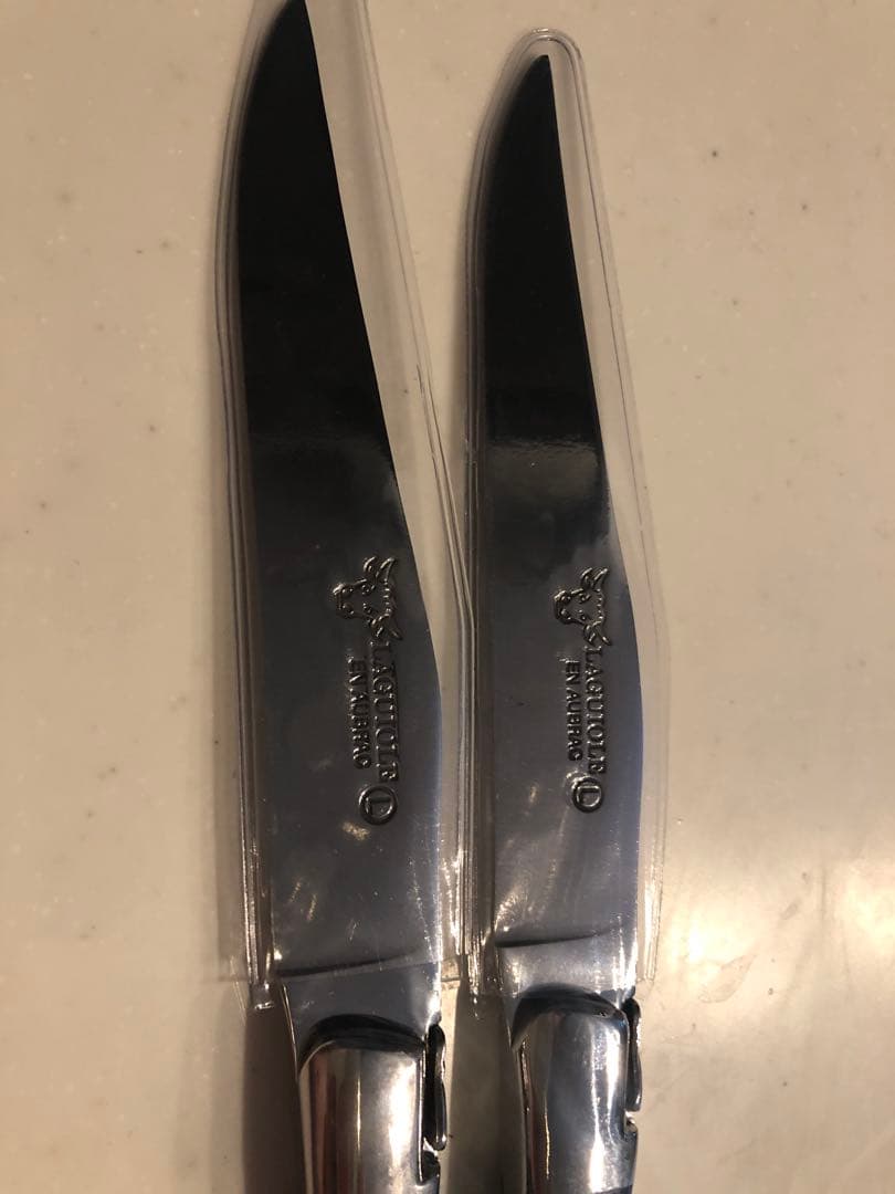 ラギオール アン オブラック バッファロー テーブルナイフ　2本セット