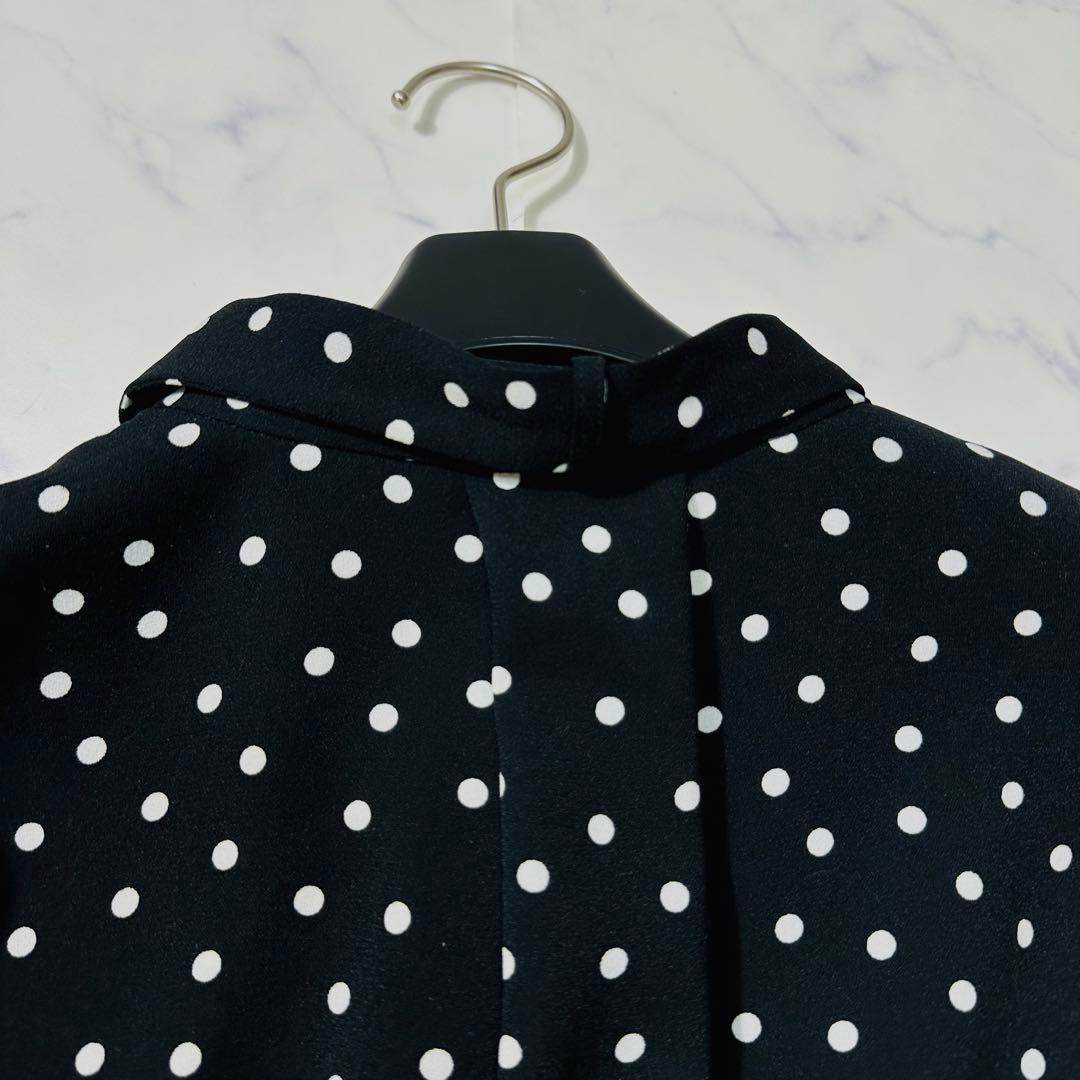 2023極美品 セオリーリュクス ドット ボウタイ ブラウス 卒業 入学 38