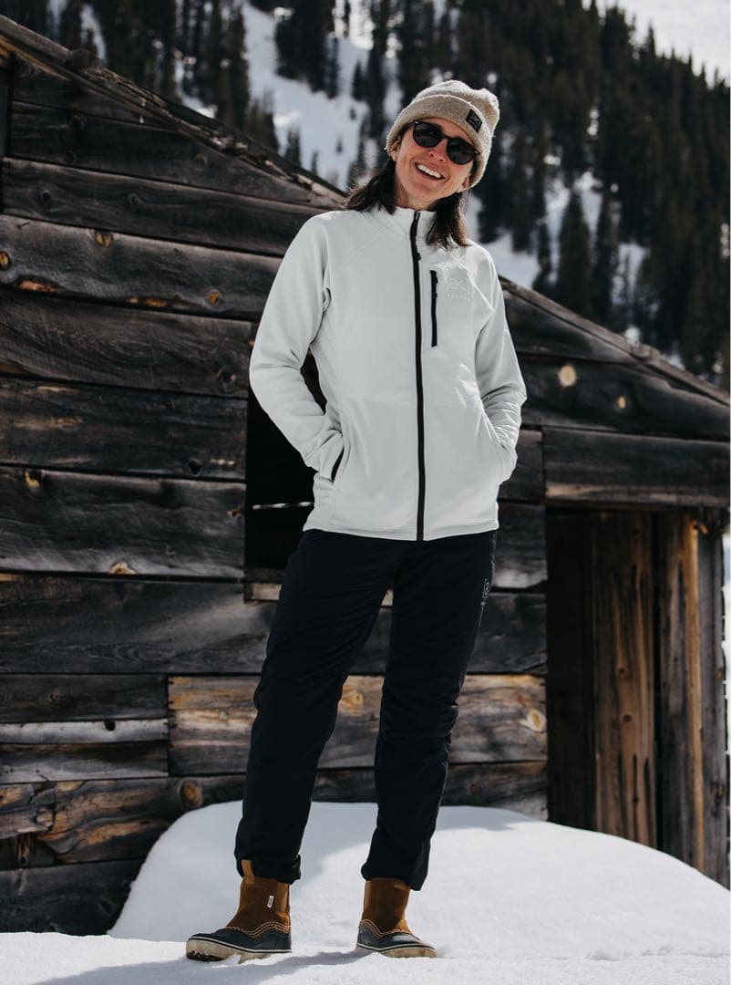 バートン ak レディース フリース ジャケット 白 Burton スノーボード