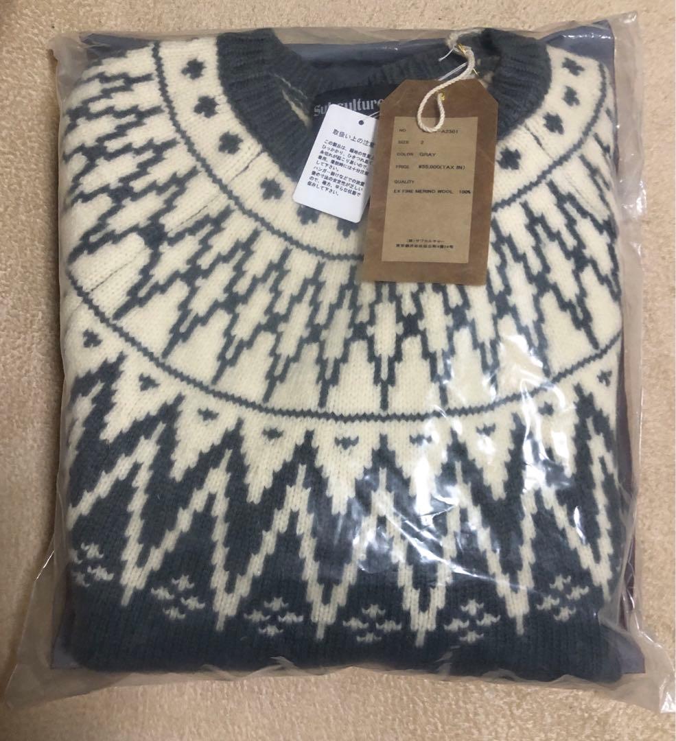 私物　Subculture サブカルチャー Knit　ニット　2